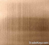 Sell stainless steel hairlined sheet