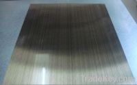 Sell hairline stainless steel color sheet