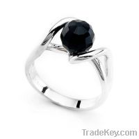 Sell :sterling silver black onyx ring