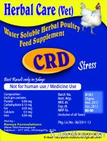 We are Manufacutrer and Supplier of Herbal Poultry Medicines