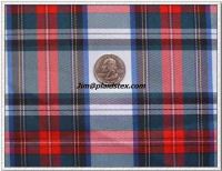 Sell polyester plaid fabic 58/60
