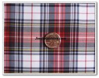sell 100% polyester plaid fabric 58/60