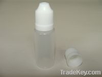 Sell 15ml empty plastic dropper bottle with childproof
