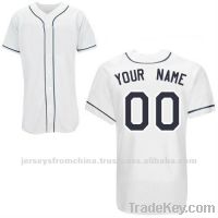 Tampa Bay White Home Any Name Any # Custom Personalized Baseball Jerse