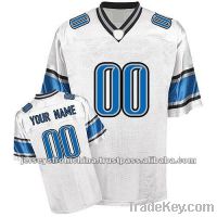 Lions Away Any Name Any # Custom Personalized Jersey Football Uniform
