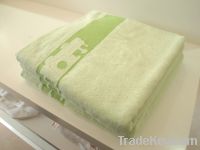 Sell Bamboo fiber satin file jacquard bath/face/hand/beach  towel
