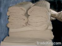 100 % grey cotton twill fabric