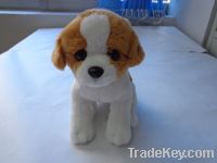plush dogs in different pose and size , customerized