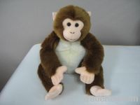 Monkey and Gibbon and Chimp etc plush animals in different colo, size