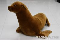 Sell plush sea lion toy, cute and gift toy, polyester fibre.