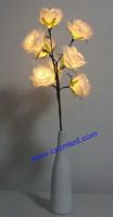 NEW White Rose Battery Operated LED Flower Lights Christmas Decoration Lights