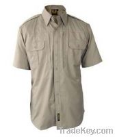 Sell Mens oxford military shirt in short sleeves