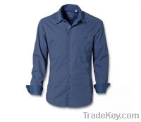Sell  Men's Small Dots Casual Shirt In Long Sleeves