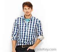 Sell Mens's yarn-dyed plaids casual shirt