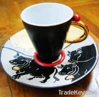 Sell Handmade Porcelain Cup and Saucer Gift