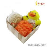 Sell wooden bucket bath sets/baby/travel/promotional gift sets