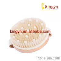 Sell wooden handy bath brush with massager