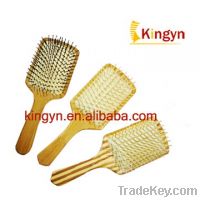 Sell round handy wooden hair brush/bath brush
