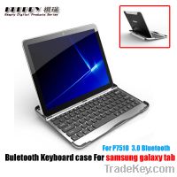 Aluminum alloy back wireless bluetooth keyboard for samsung tablet 10