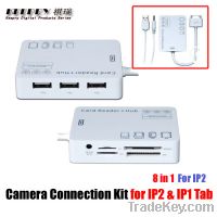 8 in 1 Camera Connection Kit for iPad or iPad 2- with SD/SDHC/MS/M2/TF