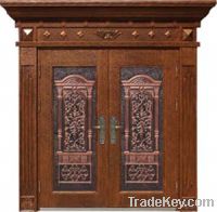 Sell Steel Door Resin Plating with Copper Durable Exterior Door