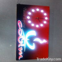 Black Custom Rectangle LED Plexiglass/Acrylic Light Box
