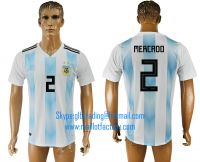 2018 WORLD CUP Argentina home aaa version any name FOOTBALL JERSEY