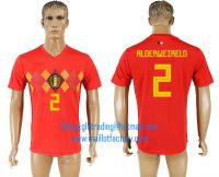 2018 WORLD CUP Belgium home aaa version any name FOOTBALL JERSEY