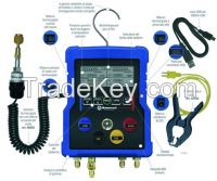 Digital manifold gauges for hvac systems