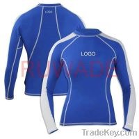 UV50+ long sleeve lycra rash guard shirt -002