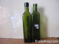 Sell dark green olive oil bottle