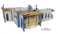 Bag spring bed mesh six-sided assembly machine