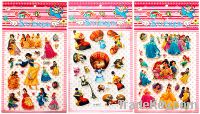 Sell cartoon queen puffy sticker