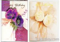 Sell beautiful 3D flower paper birthday greeting card