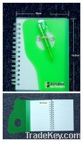 Sell PP cover note book with pen