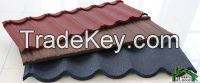 Shingle stone coated roofing tiles