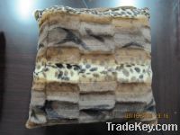 Sell printed PV fleece cushion with bamboo design