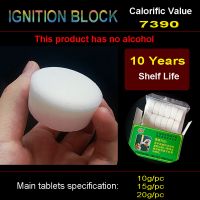 BBQ Ignition Block Solid Light Tablets from from Alcohol