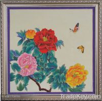 Sell Chinese art works cloisonne craft painting for interior decoratio