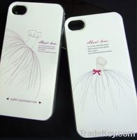 Sell wedding red bow mobile phone case for iphone 4 4s Colorful emboss
