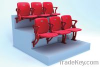 outdoor tip-up fixed stadium seat, stadium chair, plastic seat, platform