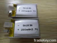 Sell 3.7V li polymer battery for solar charger or digital products