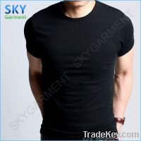 Sell Body Slim Fit Cotton And Spandex O Neck Mens T Shirt