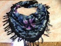 sell stock visible printing and dyeing square scarf