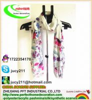 butterfly scarf, USA design SCARF, china  polyester scarf, fashion scarf