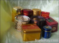 all kinds of tins , pack food , coffee , tea and so on