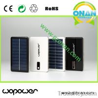 Solar bank solar charger for iPhone/iPod/iPad/Smartphone