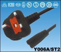 Sell uk power cord IEC320 c8