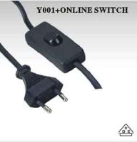 Sell vde power cord with switch