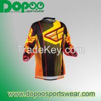 Hot selling motorcycling jersey, motorcycling wear, custom sublimation motircycling racing shirt